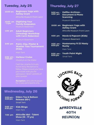 Africville 40th Reunion July 25 27 2023 002